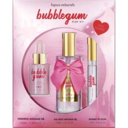 KIT DE JEU BUBBLEGUM AVEC HUILE, GEL ET BRILLANT LÈVRES