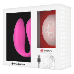 VIBRATEUR WATCHME DOUBLE TECHNOLOGIE FUCHSIA / ROSE