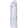 COUVERCLE DE PÉNIS EN SILICONE TRANSPARENT 13 CM