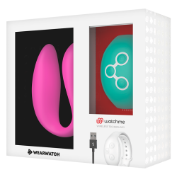 VIBRATEUR WATCHME DOUBLE TECHNOLOGIE FUCHSIA / EAU DE MER