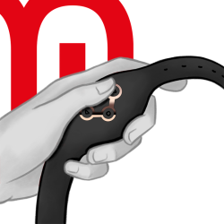 MONTRE À TÉLÉCOMMANDE À TECHNOLOGIE SANS FIL JET ET CUIVRE