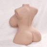Petit torse féminin réaliste vibrant 40cm