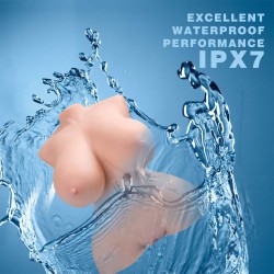 Petit torse féminin réaliste vibrant 40cm