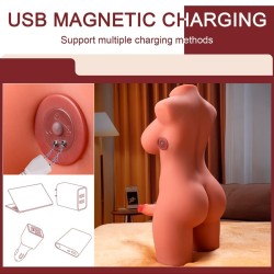 Miah Lady Boy torse transexuel avec godemichet vibrant