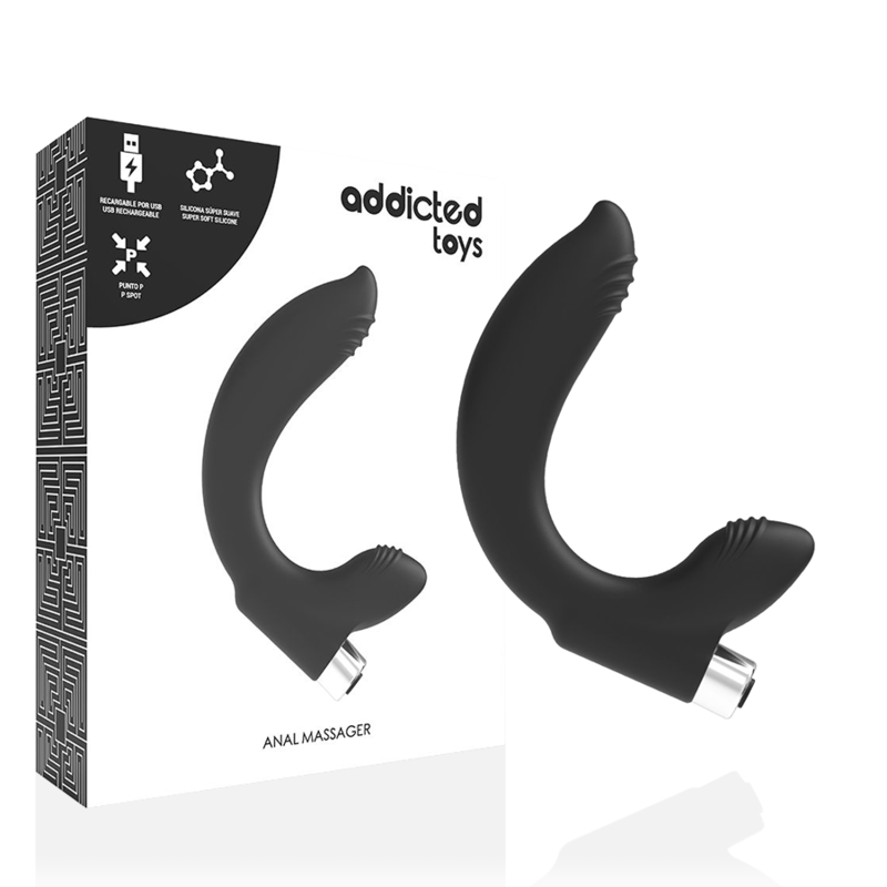 ADDICTED TOYS - VIBRATEUR PROSTATIQUE RECHARGEABLE MODÈLE 7 - NOIR ADDICTED TOYS - VIBRATEUR PROSTATIQUE RECHARGEABLE MODÈLE 7 - NOIR