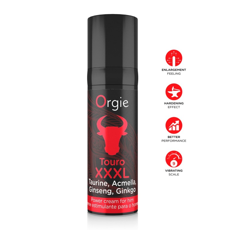 Crème pour améliorer l'érection Touro XXXL Power 15ml Crème pour améliorer l'érection Touro XXXL Power 15ml