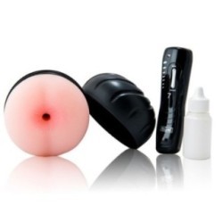 MASTURBATEUR D'ANUS AVEC VIBRATEUR