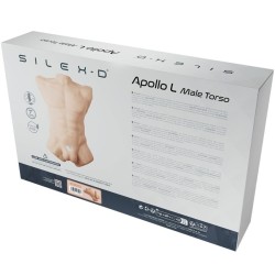 Torse homme réaliste Apollo caramel