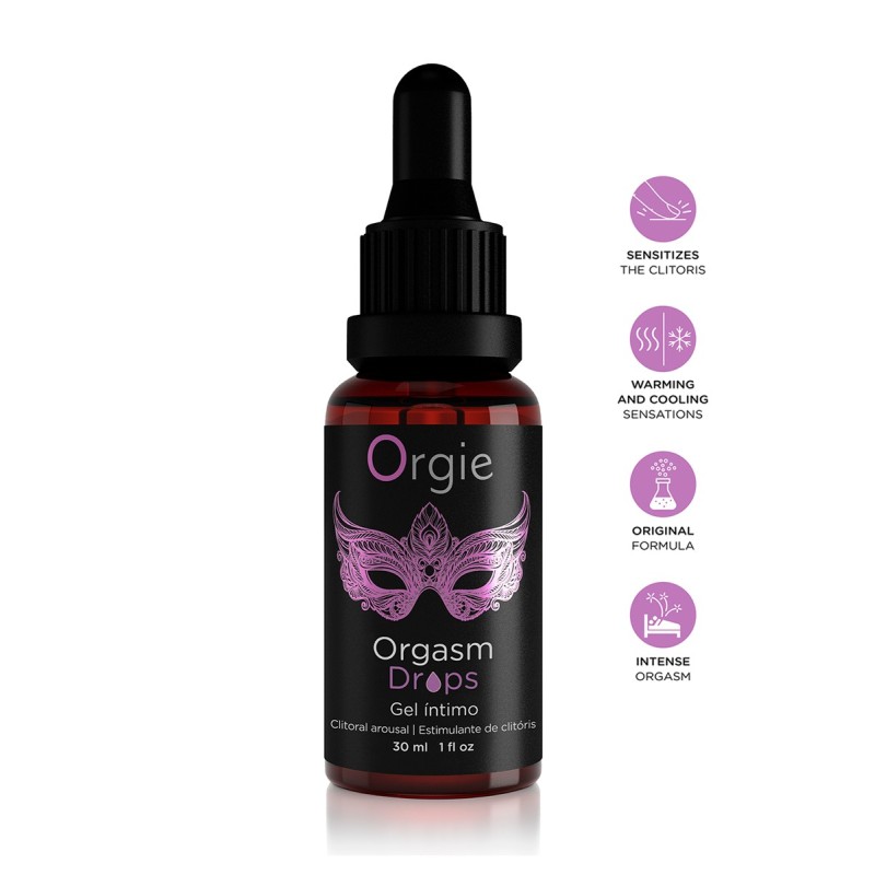 Gel d'excitation du Clitoris Orgasm Drops Gel d'excitation du Clitoris Orgasm Drops