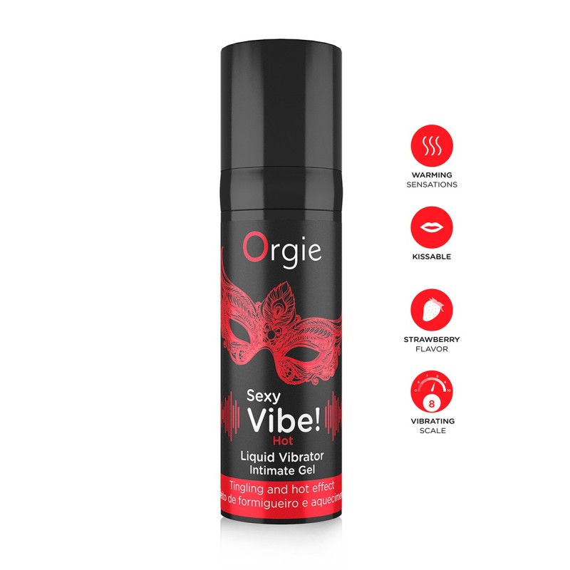 Gel d'excitation Sexy Vibe Hot Liquid Vibrator Gel d'excitation Sexy Vibe Hot Liquid Vibrator