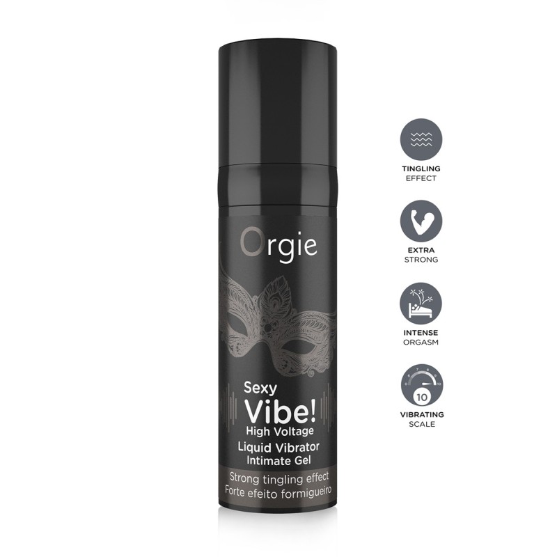 Gel d'excitation Sexy Vibe High Voltage Liquid Vibrator Gel d'excitation Sexy Vibe High Voltage Liquid Vibrator
