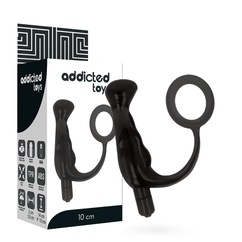 ADDICTED TOYS - VIBRATEUR PROST TICO NOIR 10 CM ADDICTED TOYS - VIBRATEUR PROST TICO NOIR 10 CM