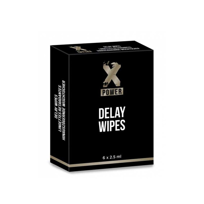 6 lingettes retardantes - XPOWER 6 lingettes retardantes - XPOWER