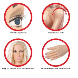 Poupée gonflable Hannah Harper