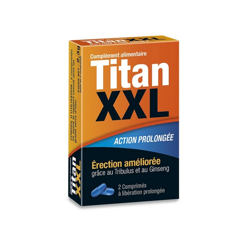 Titan XXL (2 comprimés) - stimulant sexuel Titan XXL (2 comprimés) - stimulant sexuel