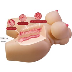 Masturbateur torse féminin réaliste Grace