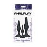 Plug anal CURVY COMPANIONS 3 pièces Noir