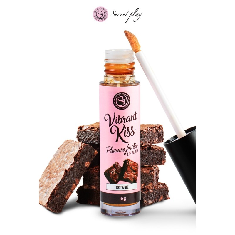 Brillant à lèvres stimulant - brownie Brillant à lèvres stimulant - brownie