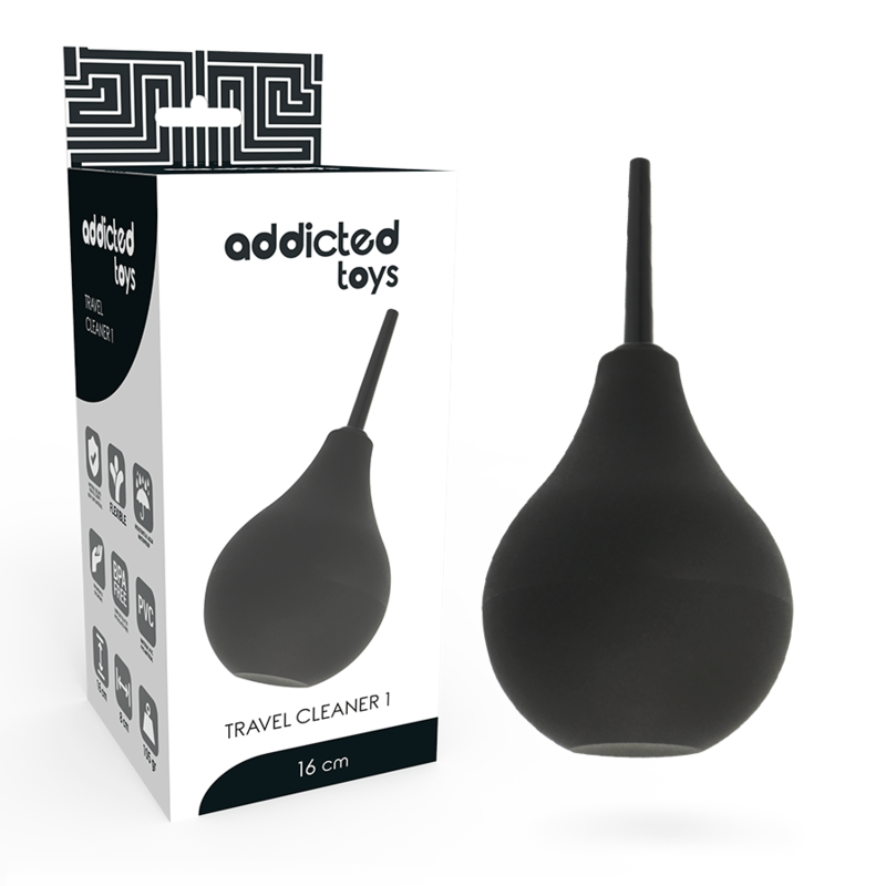 ADICCTED TOYS - DOUCHE ANAL NOIR ADICCTED TOYS - DOUCHE ANAL NOIR