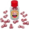 12 BONBONS RIRE EN FORME DE PÉNIS FRAISE/CERISE