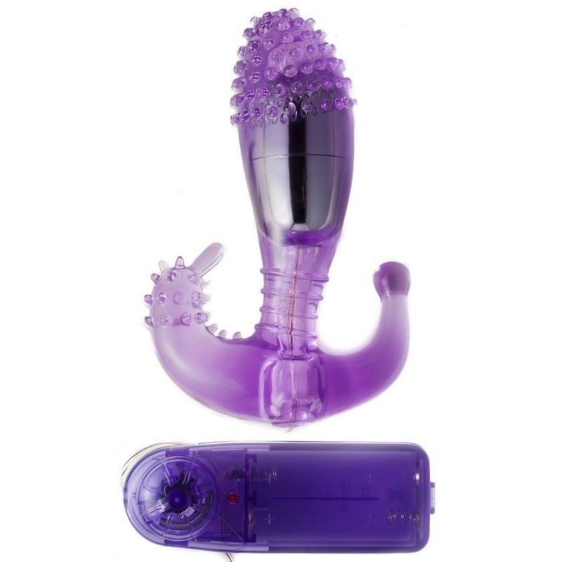 BAILE - STIMULATEUR VAGINAL ET ANAL LILAS AVEC VIBRATION BAILE - STIMULATEUR VAGINAL ET ANAL LILAS AVEC VIBRATION
