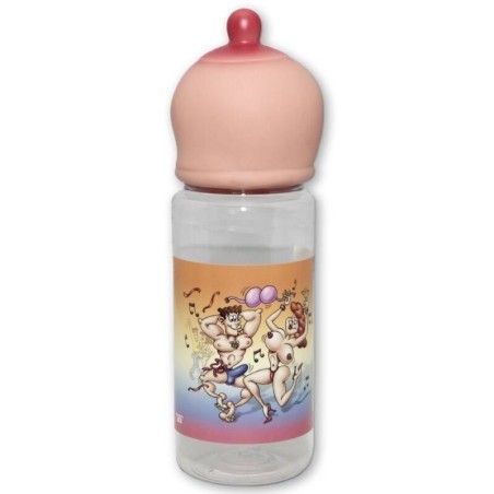 Bouteille 750ml en forme de seins Boob Flesh