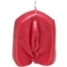 BOUGIE EN FORME DE VAGIN ROUGE