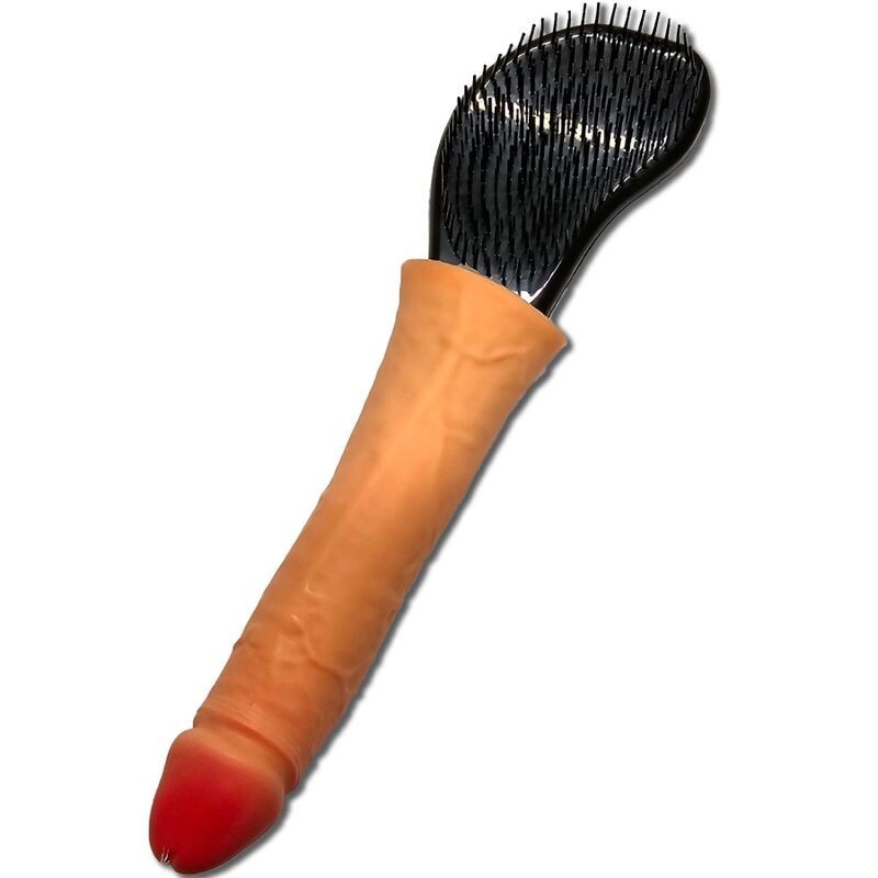 Brosse à cheveux en forme de pénis