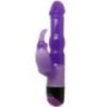 BAILE - VIBRATEUR FANTASY WAVES OF PLEASURE AVEC LAPIN LILAS 23 CM